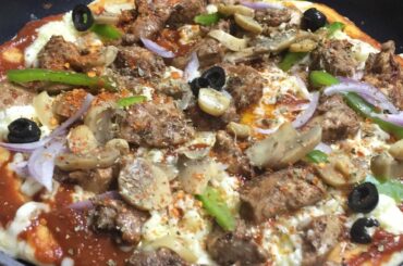 Italian Light Pizza Recipe | No Oven Recipe | Italian Light Pan Pizza Recipe | Kaifeen’s Kitchen