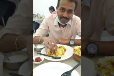 Tasting briyani at tasty restaurants Alrai Kuwait