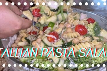 ITALIAN PASTA SALAD RECIPE
