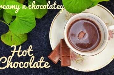 HOT CHOCOLATE RECIPE | ITALIAN STYLE | CHEAMY N CHOCOLATEY | HOMEMADE | HOW TO MAKE HOT CHOCOLATE |