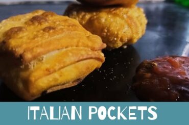 italian pockets - veg  snacks | evening snacks | food mood