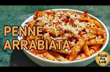 PENNE ARRABIATA RECIPE | ITALIAN RECIPE | PASTA RECIPE