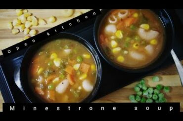 Minestrone soup/ मिनिस्ट्रोनी सूप /easy vegetable italian soup recipe