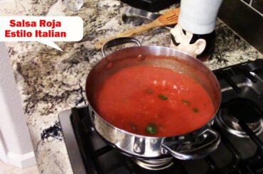 Salsa Roja Estilo Italian