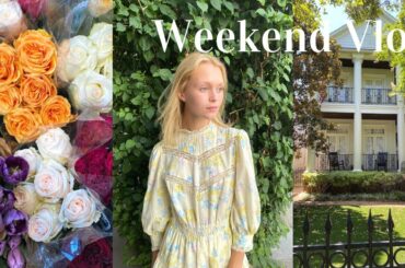 Weekend Vlog | Italian dinner, historic district shopping, + hanging out with friends