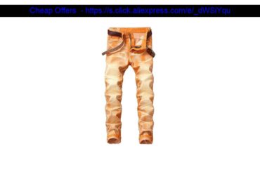 ☘️ Fall European Style Man Floral Jeans Wine Red Slim Straight Washestoned Men Causal Street Club C