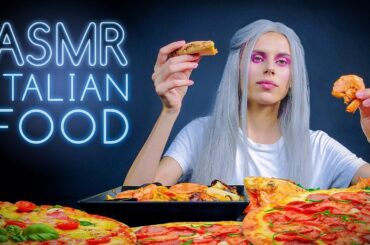 ASMR 4K ITALIAN FOOD | EXTRA CHEESY PEPPERONI PIZZA MUKBANG ITA