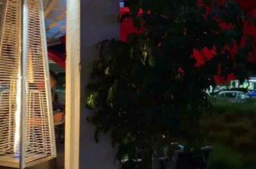 Al fresco dining at Capone’s