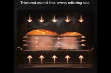 My review Countertop Convection Toaster Oven Italian Imported Enamel Material