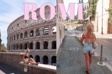 ROME VLOG!! PART 2! seeing the colosseum & eating waaaay too much Italian food x | Kennedy Warden
