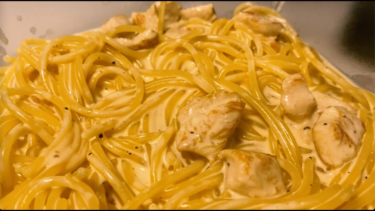 Italian Style Pasta with Chicken&Whipping Cream |2MinuteRecipes Italian Style Pasta with Chicken&Whipping Cream |2MinuteRecipes