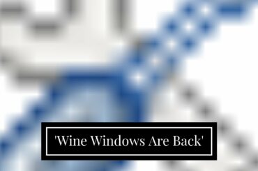 'Wine Windows Are Back'