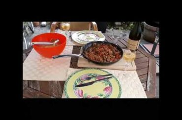 ITALIAN FOOD FOR LUNCH./ NAG DATE SA GARDEN