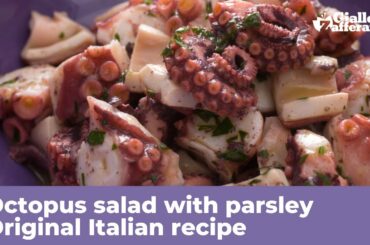 OCTOPUS SALAD WITH PARSLEY - Italian recipe