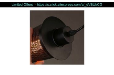 ☀️ Italian style simple  iron LED Pendant Lamps Vintage Industrial Metal Hanging Lamp for Bedroom D