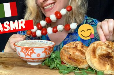 ASMR Italian food | Rustico Leccese, pastry with béchamel, mozzarella and tomato.