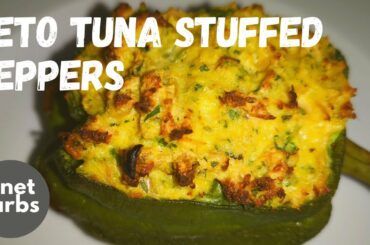 🥓🍓🥑 KETO STUFFED BELL PEPPERS | WITH TUNA | ITALIAN RECIPE | LOW CARB | GLUTEN FREE