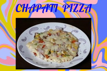 The Desi and Italian Combination - Chapati Pizza