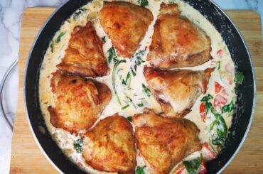 Tuscan chicken || Italian Recipe - توسكان تشيكين || فراخ ايطالي ||طريقه جديده للفراخ