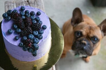 Italian Meringue Buttercream Vanilla, Blackberry and Blueberry Cake｜Anneke Cooking