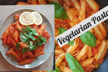 vegetarian Pasta Recipe| Tomato Pasta Sauce |Italian style Penne Pasta Recipe |