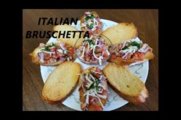 Italian Bruschetta | Quick Meal |Quick Lunch | Party  recipe