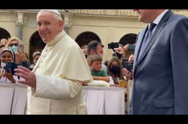 First Public Papal Audience since the virus hit Italy