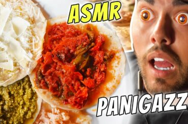 La liguria in bocca | Il Panigazzo | ITALIAN FOOD ASMR | VIDEO ASMR CIBO | MUKBANG ASMR ITALIAN