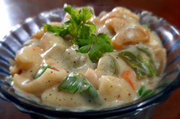 CHEESY WHITE SAUCE PASTA | ITALIAN RECIPE | CREAMY PASTA