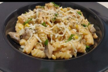 Easy Cheesy Kids Spl INDO-ITALIAN WHITE SAUCE PASTA | Indian Style Italian Pasta | Pasta Fusion