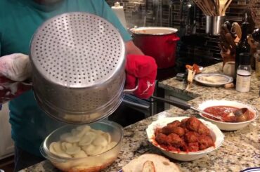 Part II Italian Sauce with meatballs and sausage