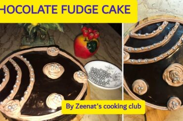 CHOCOLATE FUDGE CAKE || An Italian chocolate dessert || Fail proof recipe|| By Zeenat's Cooking Club