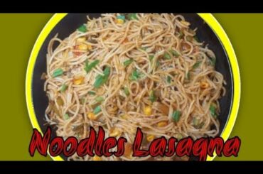 Veg Noodles Lasagna | Original Italian style lasagna | Easy recipe in Hindi