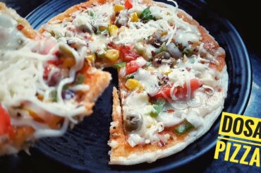 Dosa Pizza | South Indian and Italian Fusion Recipe | Indo-Italian Recipe | Best Street Style Food