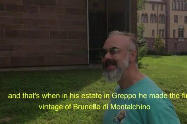 Talking wine with my buddy Salvatore Galati