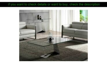 REVIEW Stainless steel coffee table with tempered glass top center table design Italian 2009 Angel