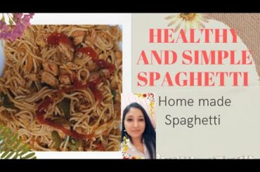Healthy Spaghetti Recipe / Chicken Spaghetti / Spaghetti Malayalam Recipe / Fimi World