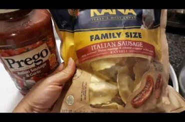 How to cook Italian sausage ravioli in the rice cooker