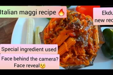Italian Maggi Recipe|New Maggi Recipe|How to make Maggi|Weekend Chefs|face reveal|Best Maggi Recipe|