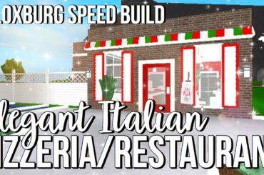 ROBLOX | Bloxburg: Elegant Italian Pizzeria ( Restaurant)  ♡