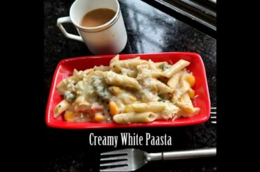 CREAMY WHITE PASTA   RECIPE