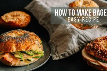 How to make Bagels | New York Style Bagels | ASMR Cooking