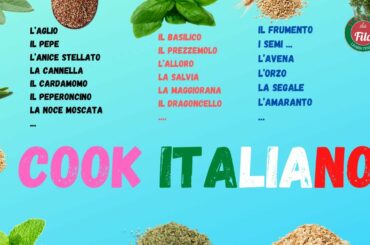 Cereali e Semi ~ Spezie e Condimenti | ITALIAN FOOD VOCABULARY | F19
