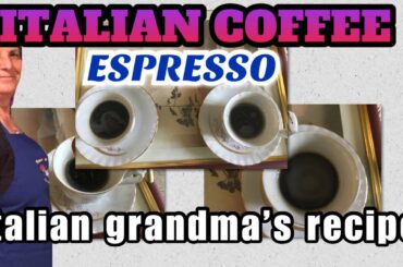 Italian coffee stove top