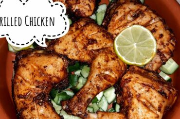 Grilled chicken recipe| Grilled chicken with Italian flavors and Worcestershire sauce