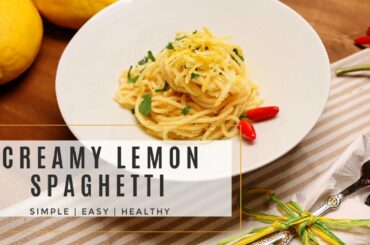 How to Make Lemon Pasta | CREAMY & TASTY | Vegan (Pasta al Limone)