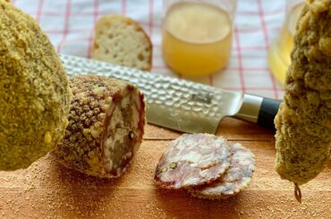 Homemade SALAMI WITHOUT salami casing - Italian Dry Sausage - Easy recipe without GUT like PITINA