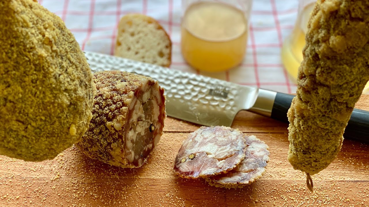 Homemade SALAMI WITHOUT salami casing – Italian Dry Sausage – Easy recipe without GUT like PITINA Homemade SALAMI WITHOUT salami casing - Italian Dry Sausage - Easy recipe without GUT like PITINA