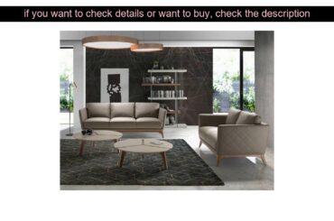 REVIEW  2 seater sofa upholstered in Piel with wooden feet walnut italian design sofa upholstered i