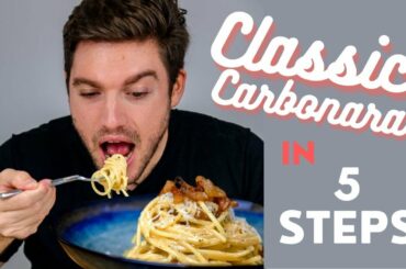 CARBONARA PASTA | ITALIAN CLASSIC DISH
